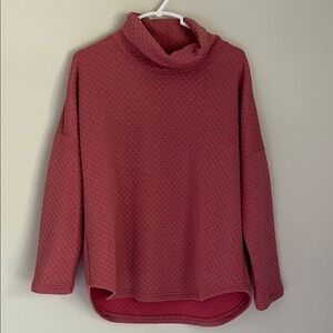 Southern Tide Textured Cowl Neck Sweater - Red